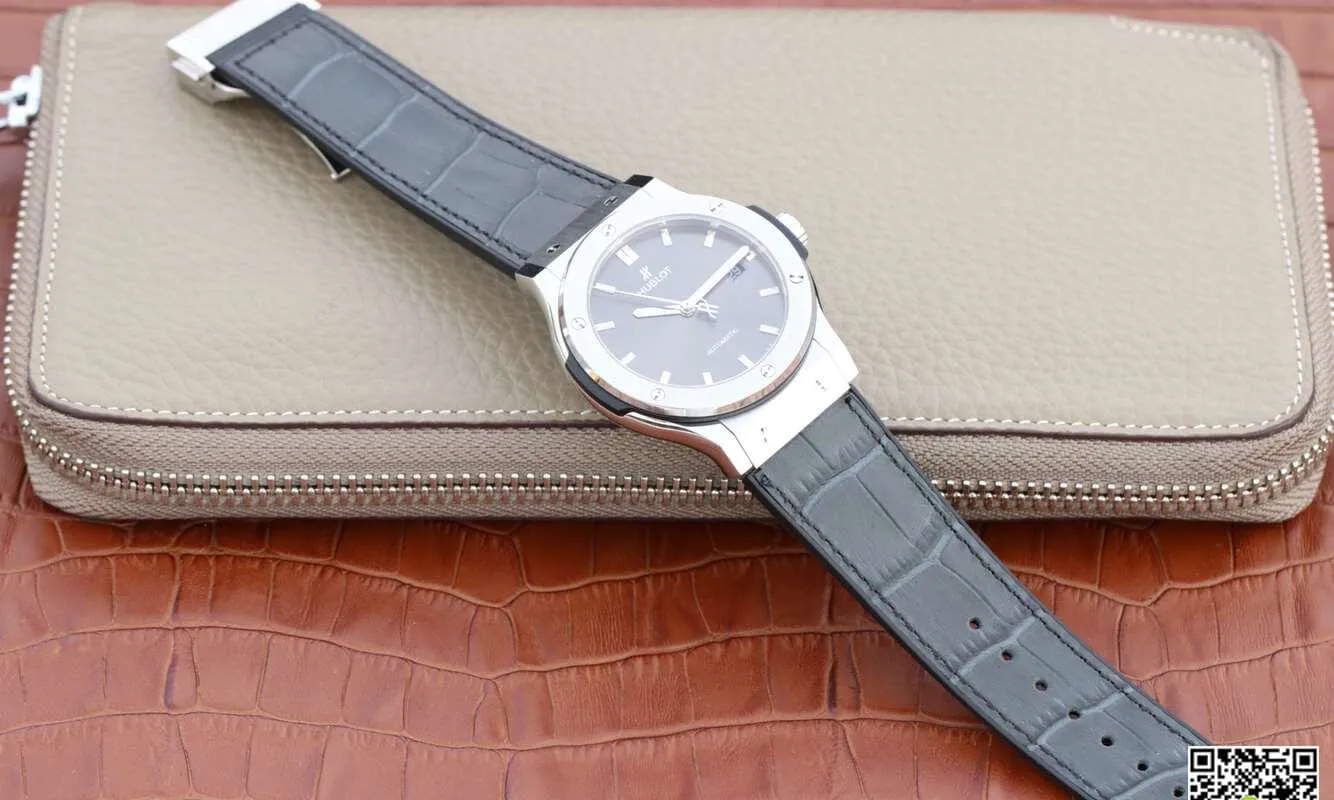 Hublot Classic Fusion 511.NX.7071.LR JJ Factory 1:1 Best Edition Replica Watch Leather Strap